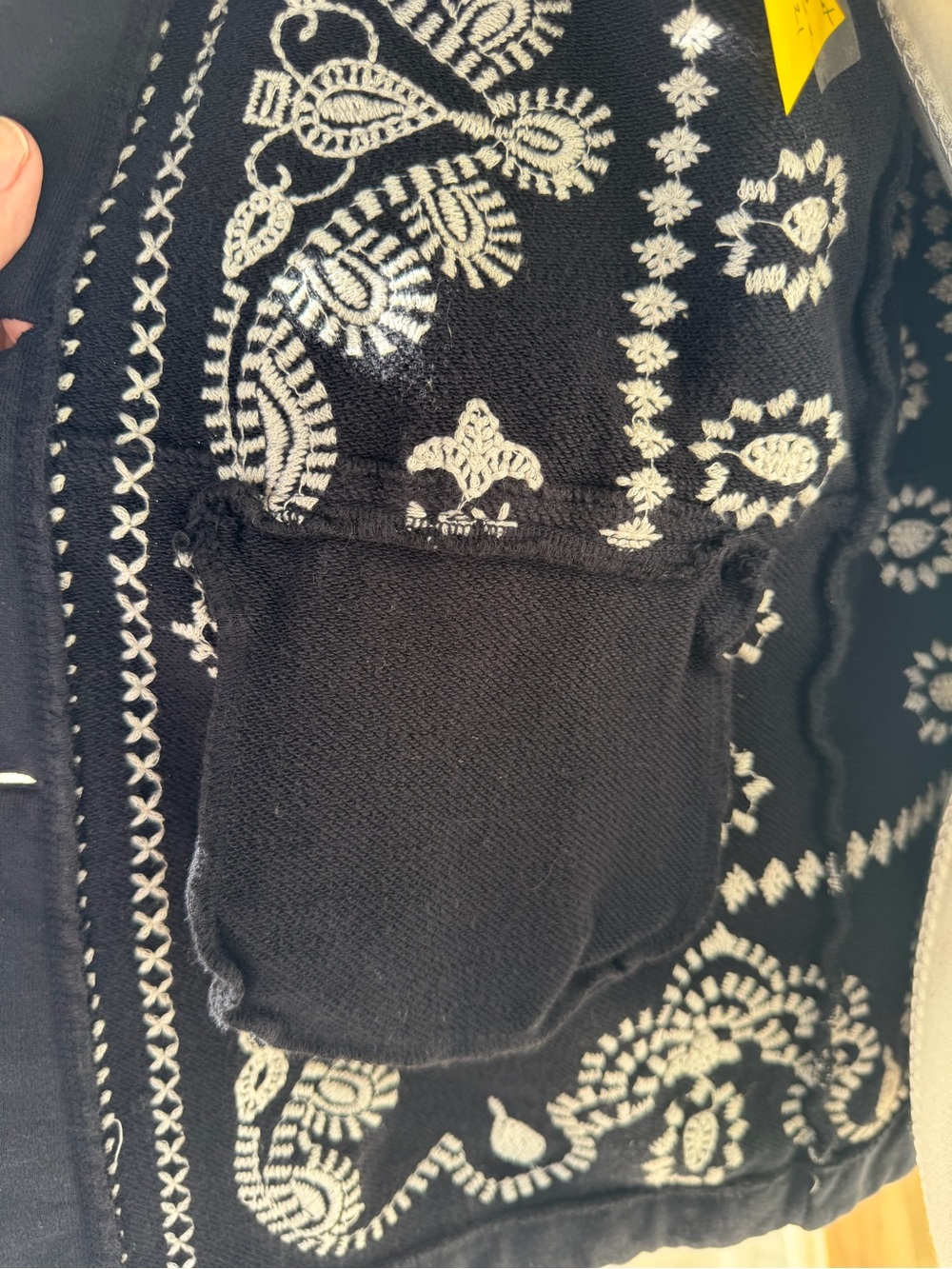 Johnny Was Embroidered Black Women's Coat XS - Picture 15 of 16